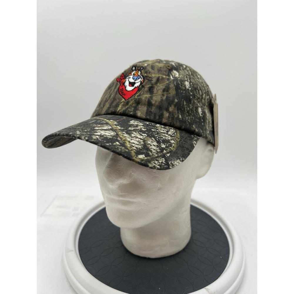 Tony the Tiger Kellogg's Mossy Oak Camo Hat NWT Port Authority Hunting Cap